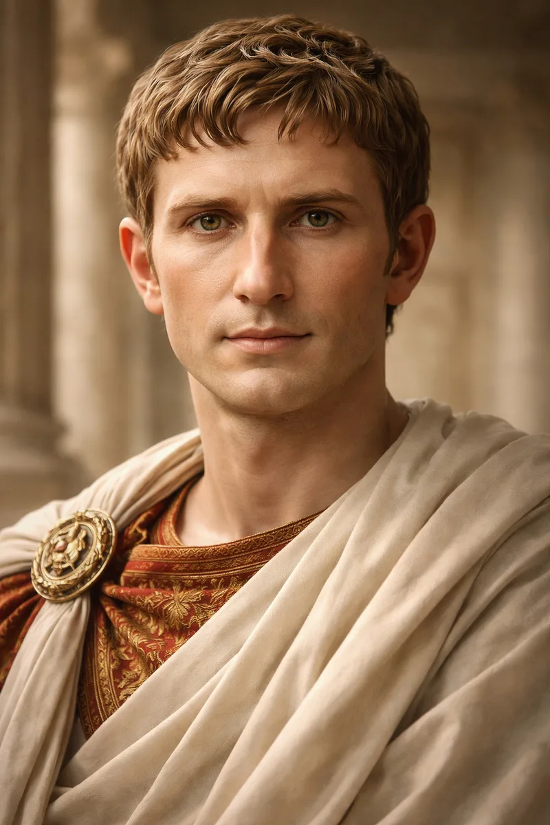 Portrait of Augustus, famous for their inspirational quotes and wisdom