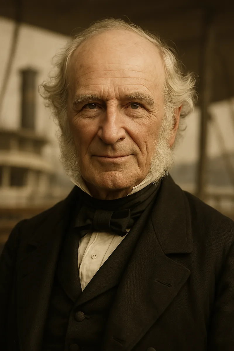 Portrait of Cornelius Vanderbilt, famous for their inspirational quotes and wisdom