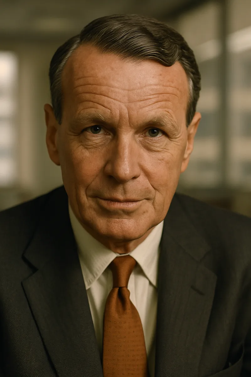 Portrait of David Ogilvy, famous for their inspirational quotes and wisdom