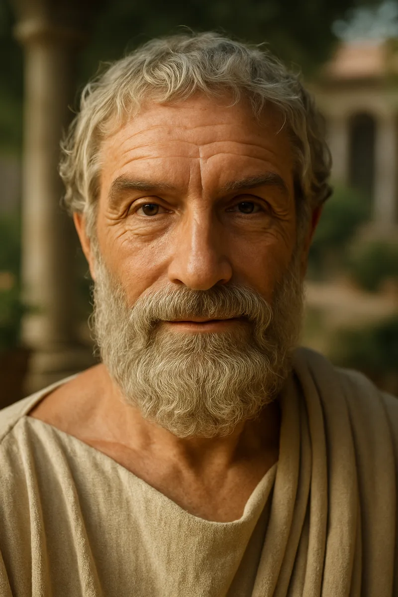 Portrait of Epicurus, famous for their inspirational quotes and wisdom