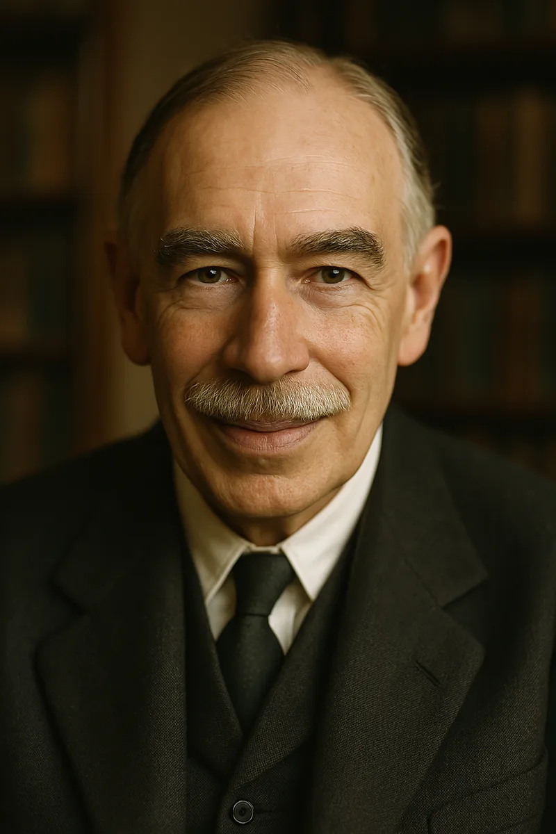 Portrait of John Maynard Keynes, famous for their inspirational quotes and wisdom