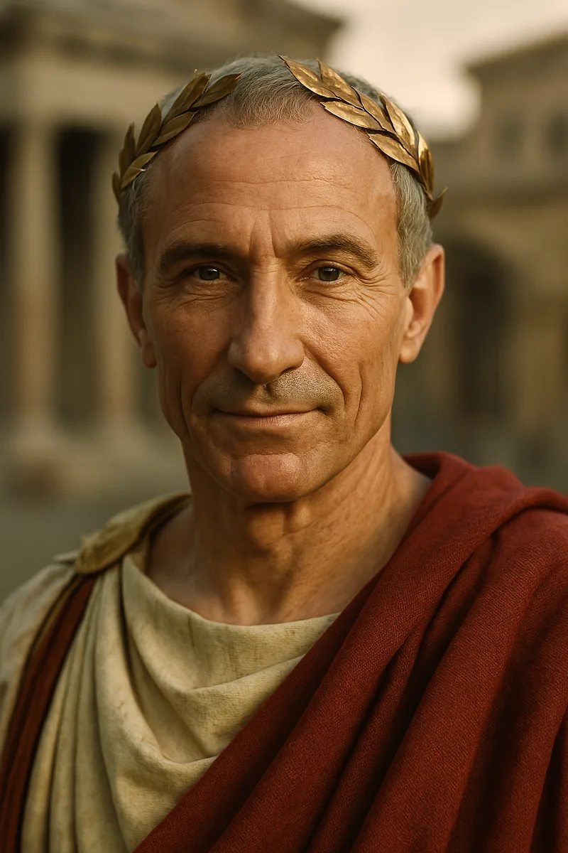 Portrait of Julius Caesar, famous for their inspirational quotes and wisdom