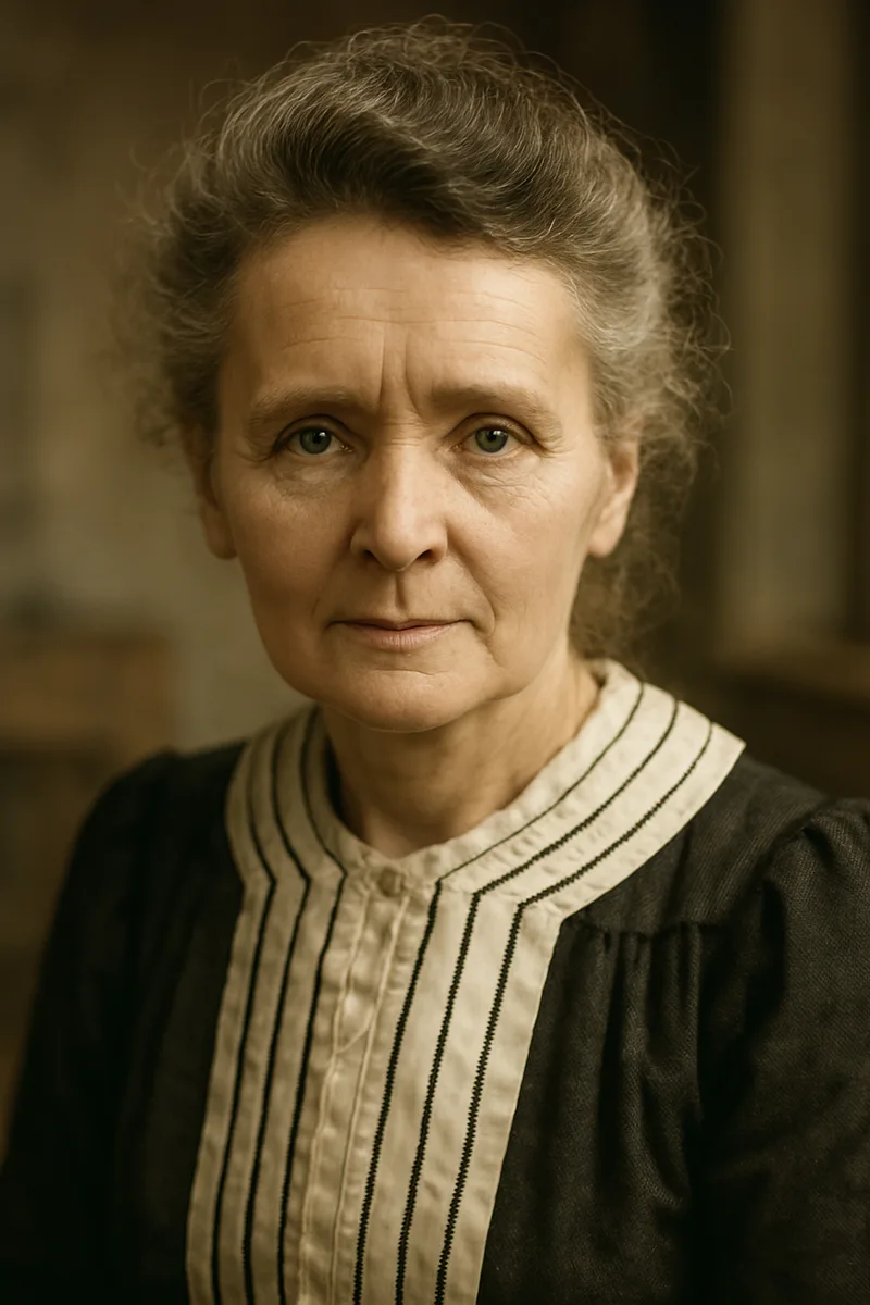 Portrait of Marie Curie, famous for their inspirational quotes and wisdom