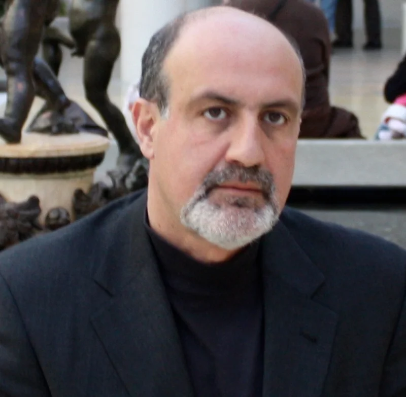 Portrait of Nassim Nicholas Taleb, famous for their inspirational quotes and wisdom