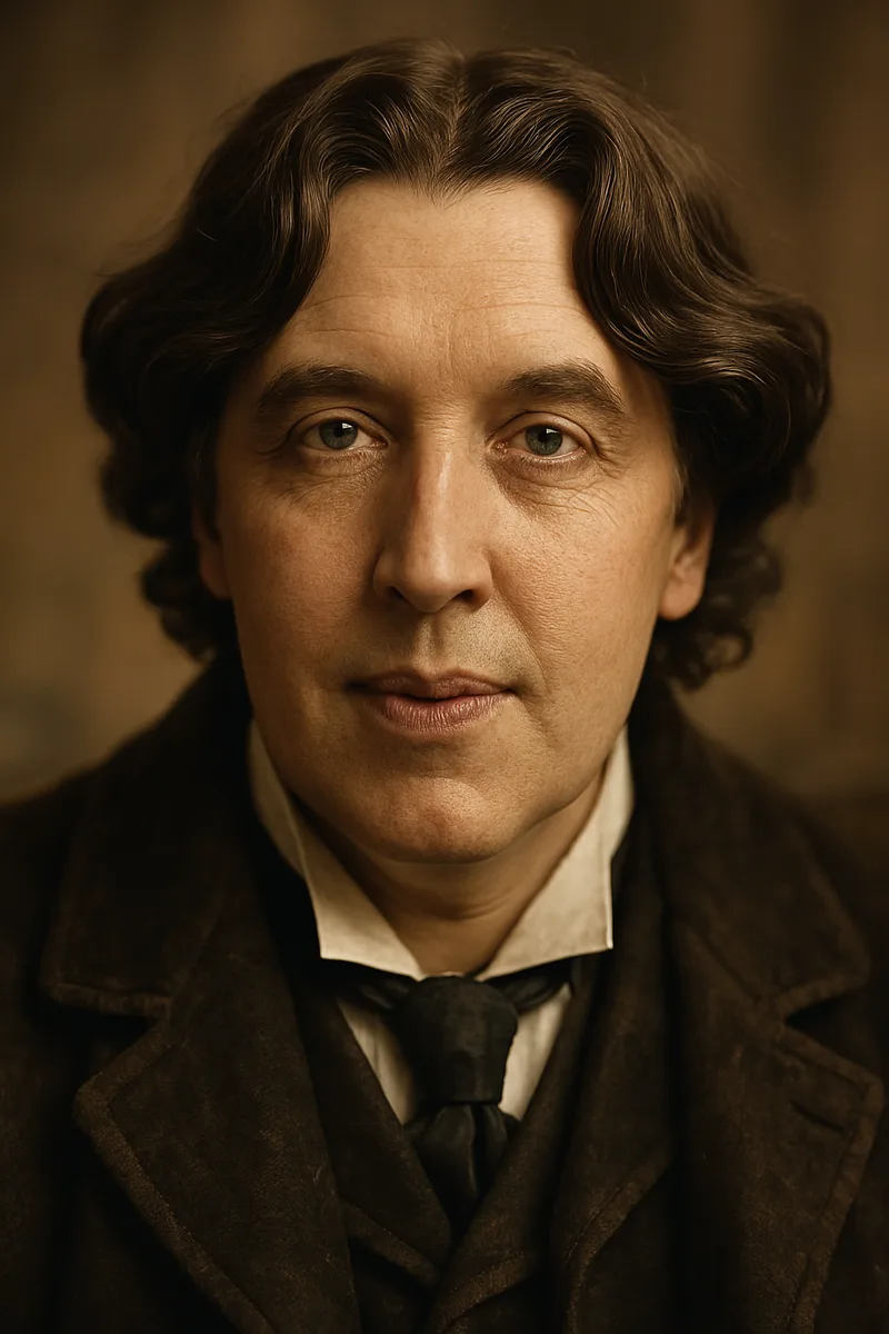 Portrait of Oscar Wilde, famous for their inspirational quotes and wisdom