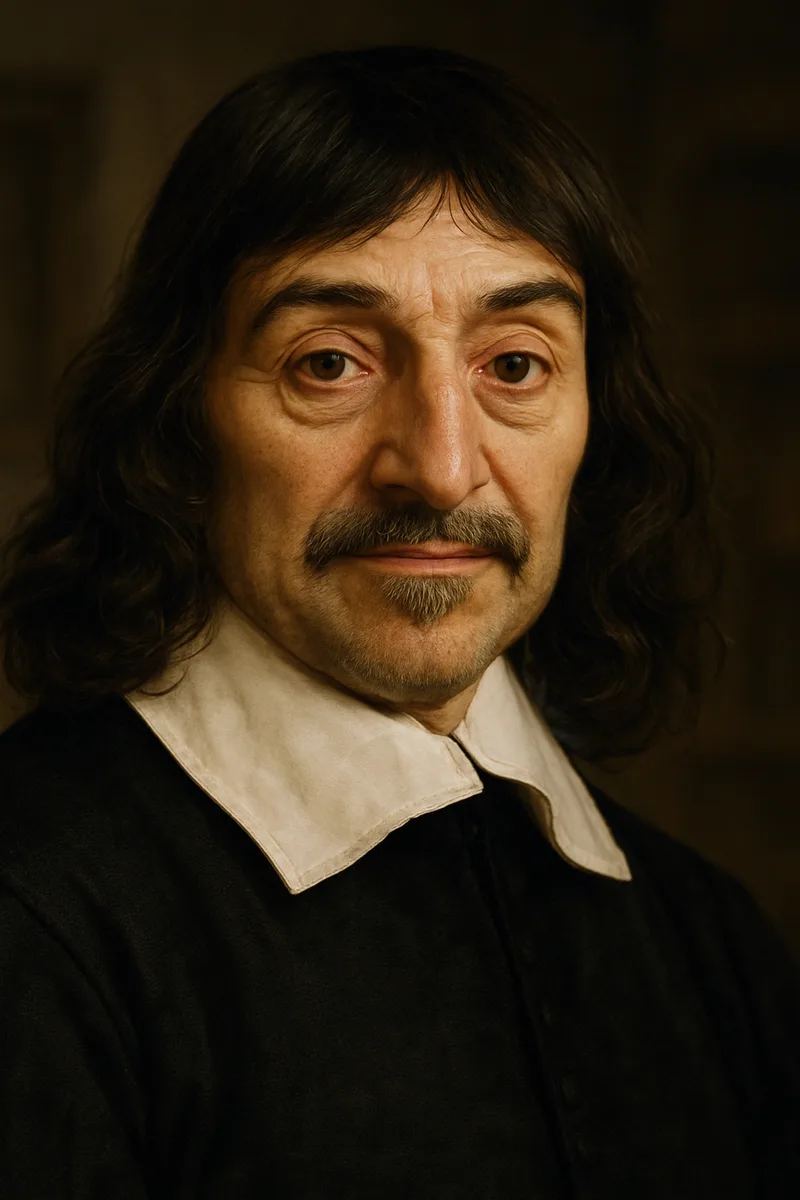 Portrait of René Descartes, famous for their inspirational quotes and wisdom