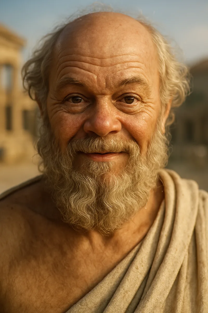 Portrait of Socrates, famous for their inspirational quotes and wisdom