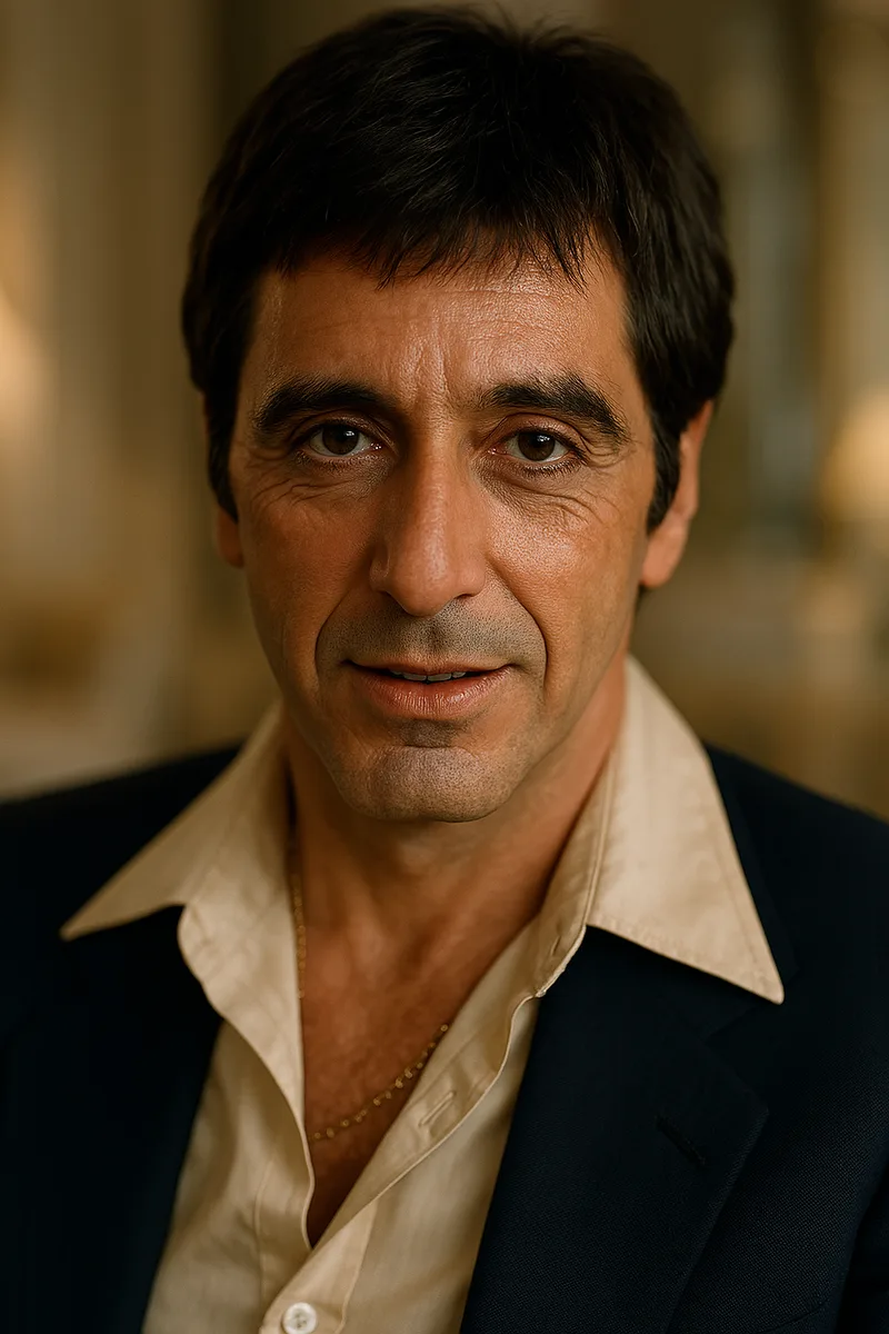Portrait of Tony Montana, famous for their inspirational quotes and wisdom