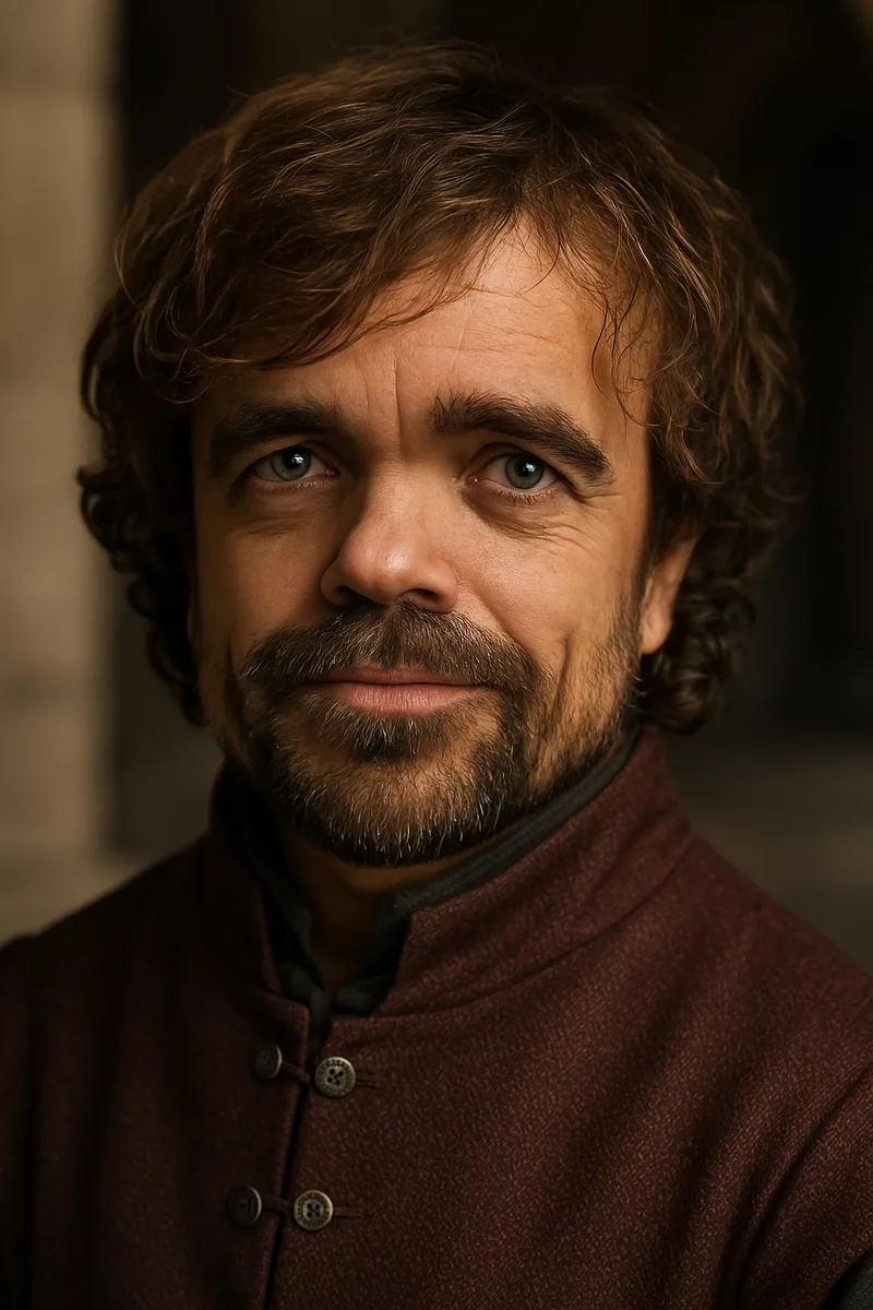 Portrait of Tyrion Lannister, famous for their inspirational quotes and wisdom